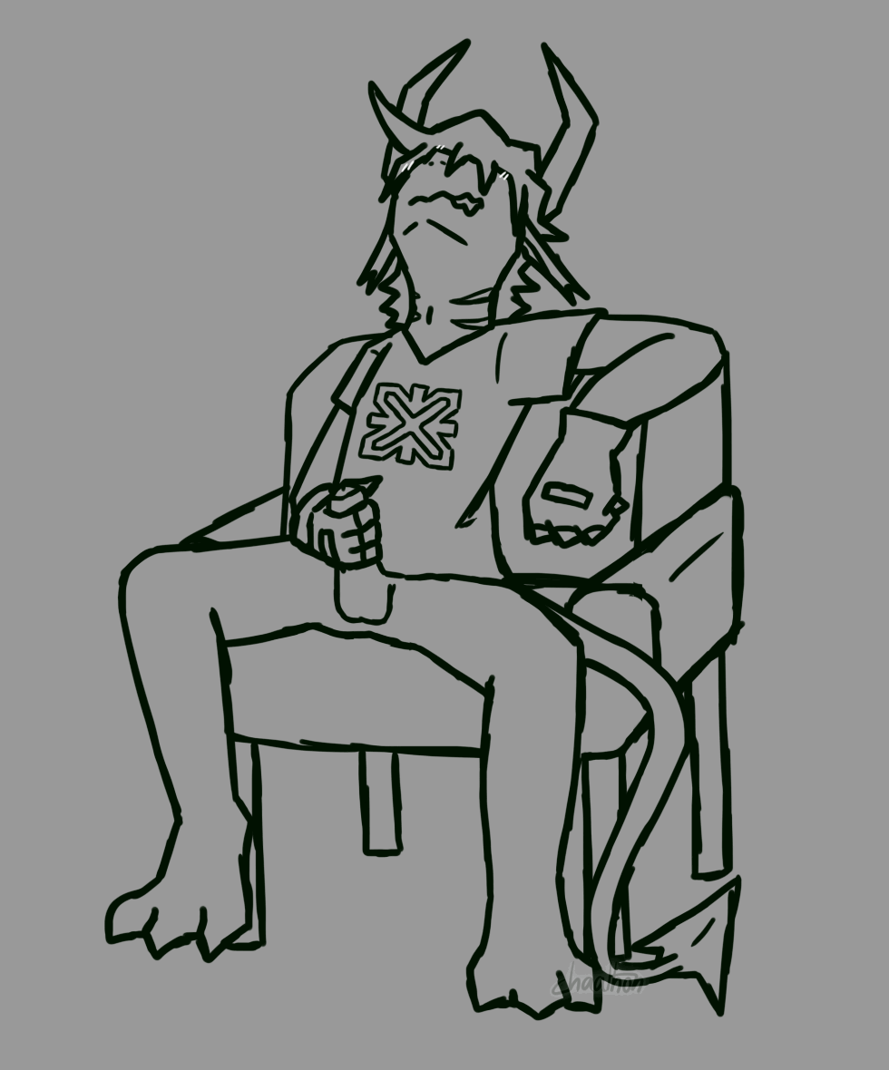 Lineart fullbody animation